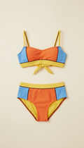 Color-Blocked Bikini Set